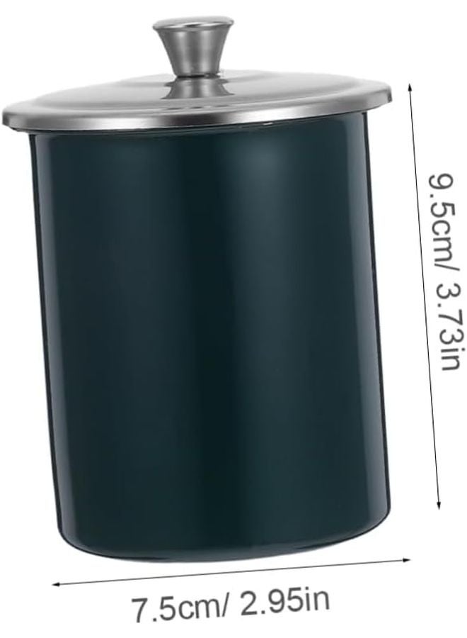 Wall Mounted Windproof Metal Ashtray With Lid For Outdoor Smoking Area - Image 2